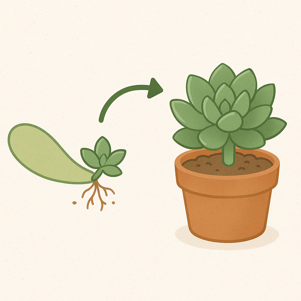 多肉植物の葉挿しは1年後どうなる？うまくいかないときの解決法も紹介