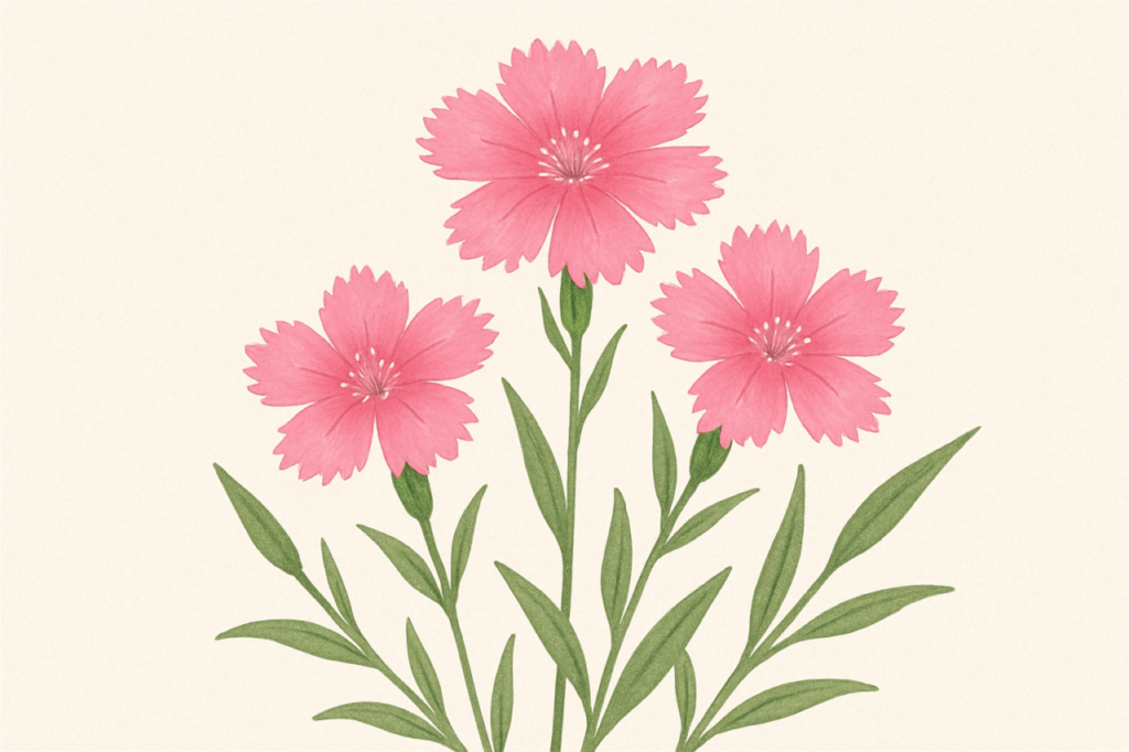 ナデシコ(撫子)はどんな植物?その特徴や育て方花言葉までご紹介!