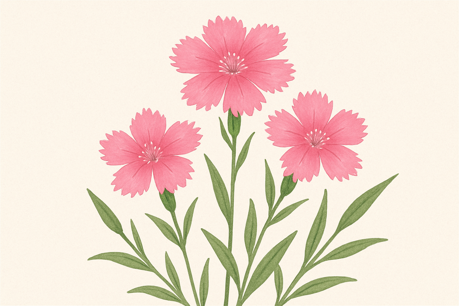 ナデシコ(撫子)はどんな植物？その特徴や育て方花言葉までご紹介！