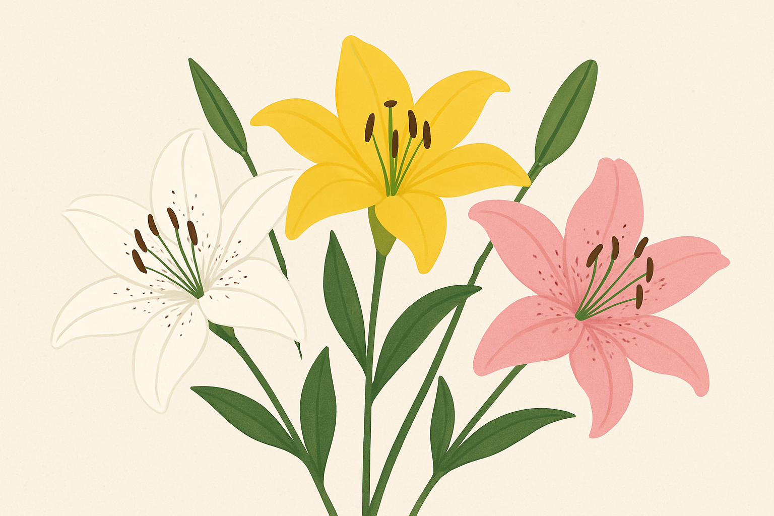 百合の花言葉は怖いって本当？ユリの花言葉を色別に詳しく解説！