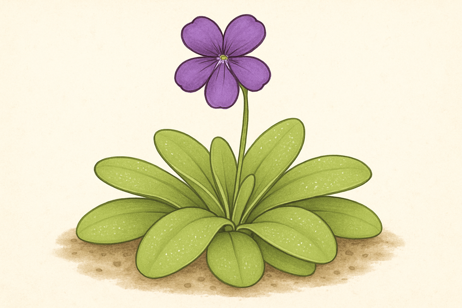 多年草の食虫植物ムシトリスミレとは？特徴や育て方など詳しく紹介！