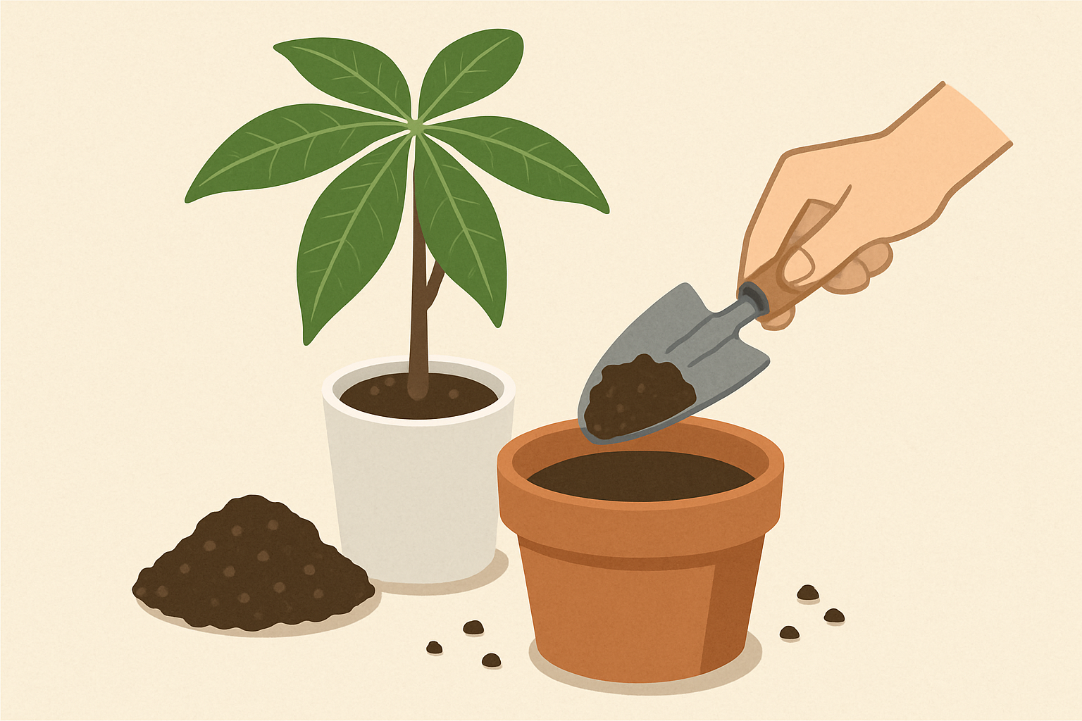 パキラを枯らせない方法とは？大事な植え替え方法のコツを徹底解説！