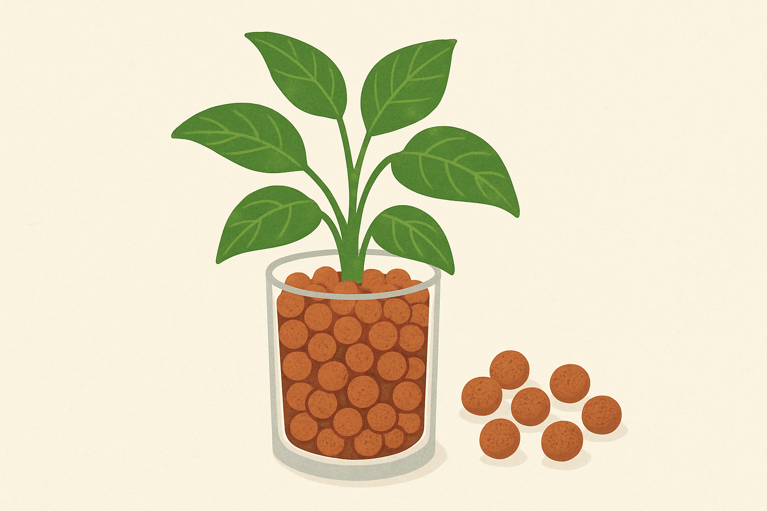 観葉植物の材料ハイドロボールとは？ハイドロボールのメリットや使い方をご紹介！