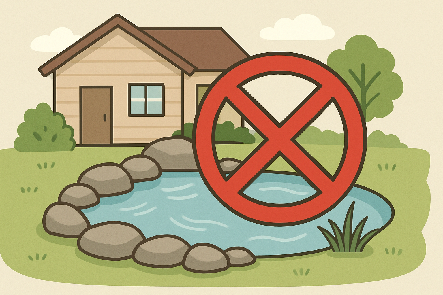 家に池を作ってはいけないと言われるのはなぜ？風水的にも良くないって本当？