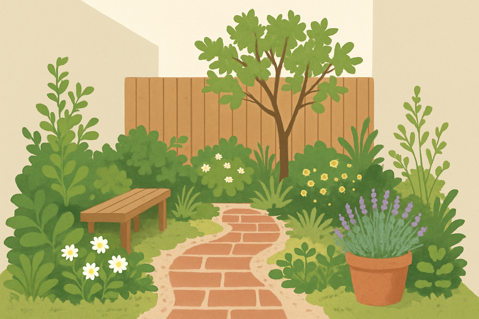 狭い庭でも楽しめる！ナチュラルガーデンのレイアウトアイデア