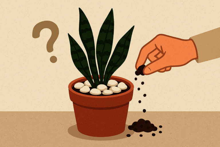 観葉植物に化粧石を使うデメリットは？正しい敷き方のコツを紹介