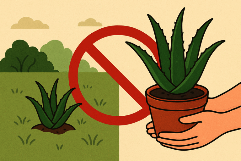 アロエを庭に植えてはいけない理由と適切な育て方