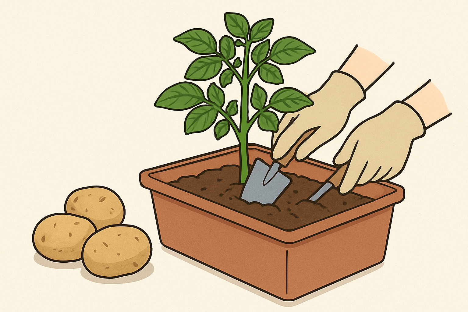 ジャガイモは家庭菜園で育てられる？プランターで育てる簡単な方法を詳しく解説！