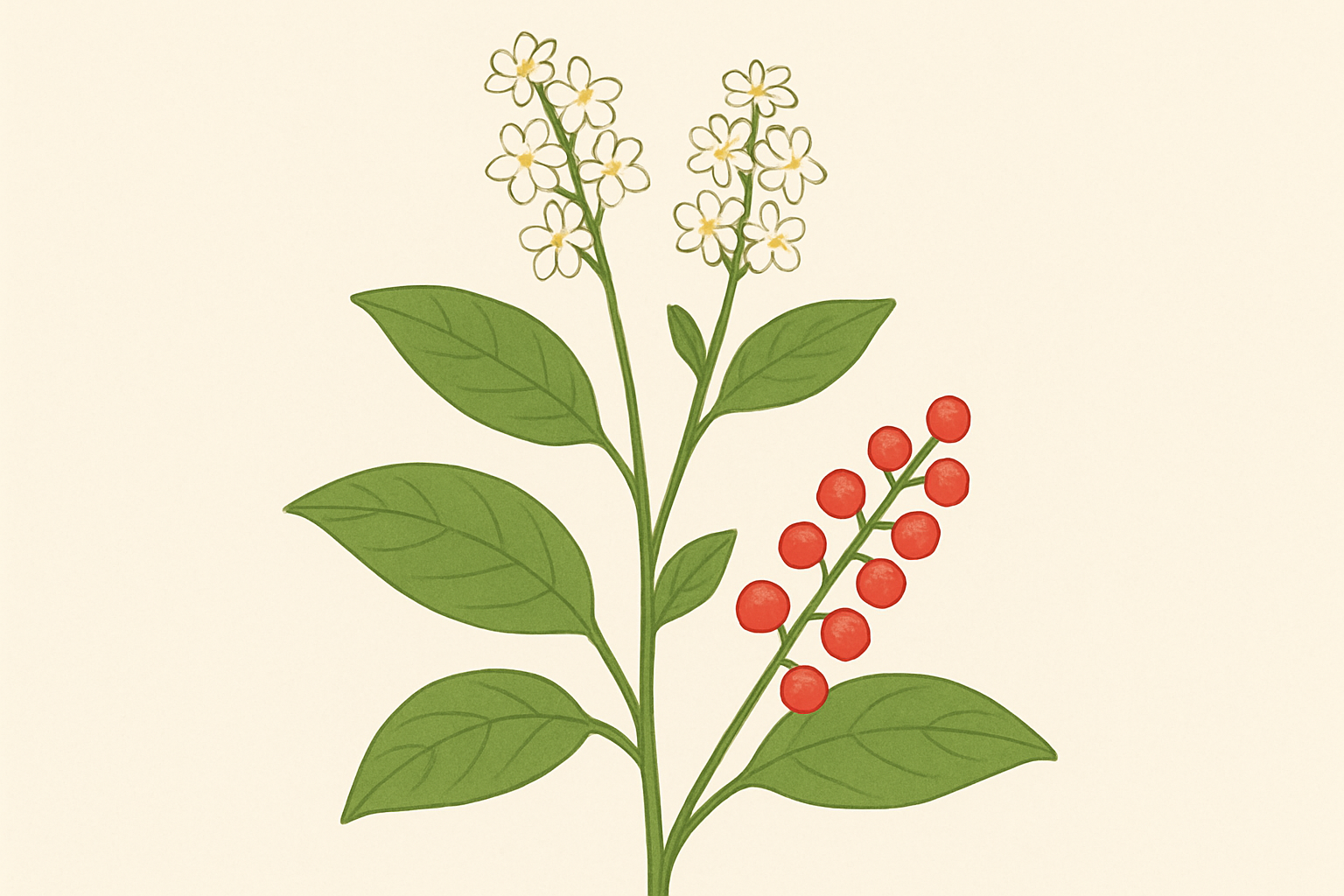 ジュズサンゴ（数珠珊瑚）とはどんな植物？特徴や育て方など詳しくご紹介！