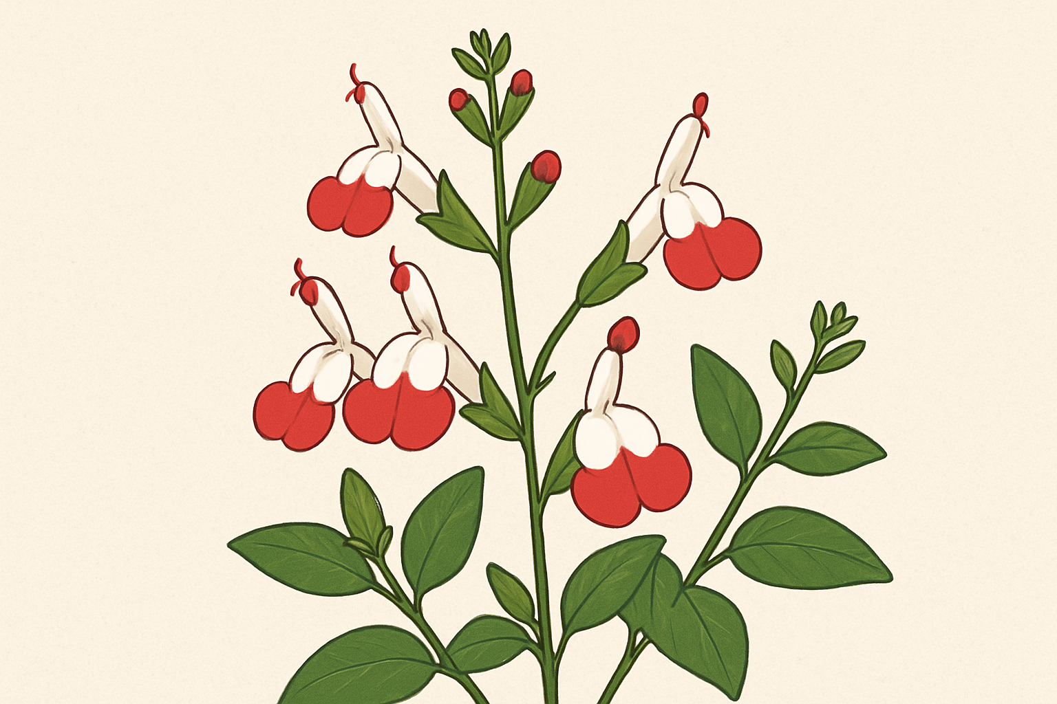 サルビアホットリップスとは？特徴や育て方などご紹介！