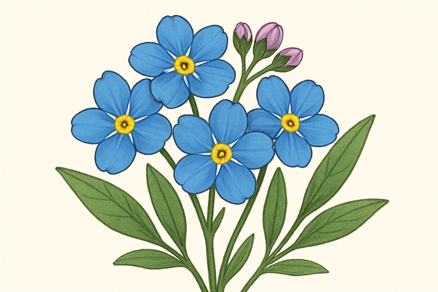 勿忘草(ワスレナグサ)の花言葉は怖い？特徴や色別の花言葉をご紹介！