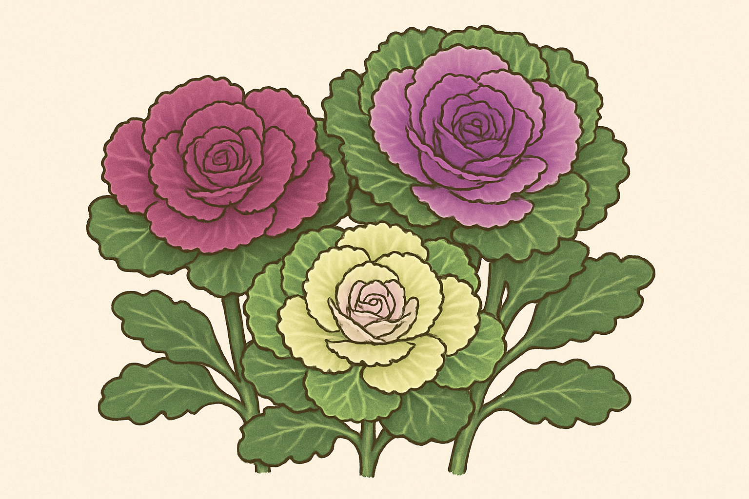 葉牡丹(ハボタン)とは？種類や育て方など詳しくご紹介！