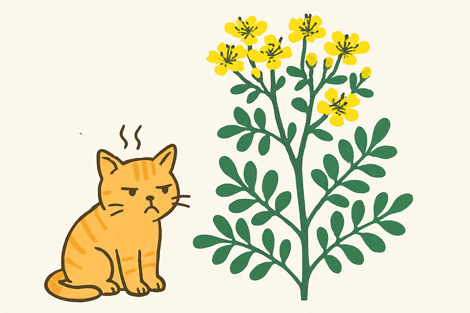 猫よけのハーブ「ヘンルーダ」とは？効能から育て方まで詳しく紹介！