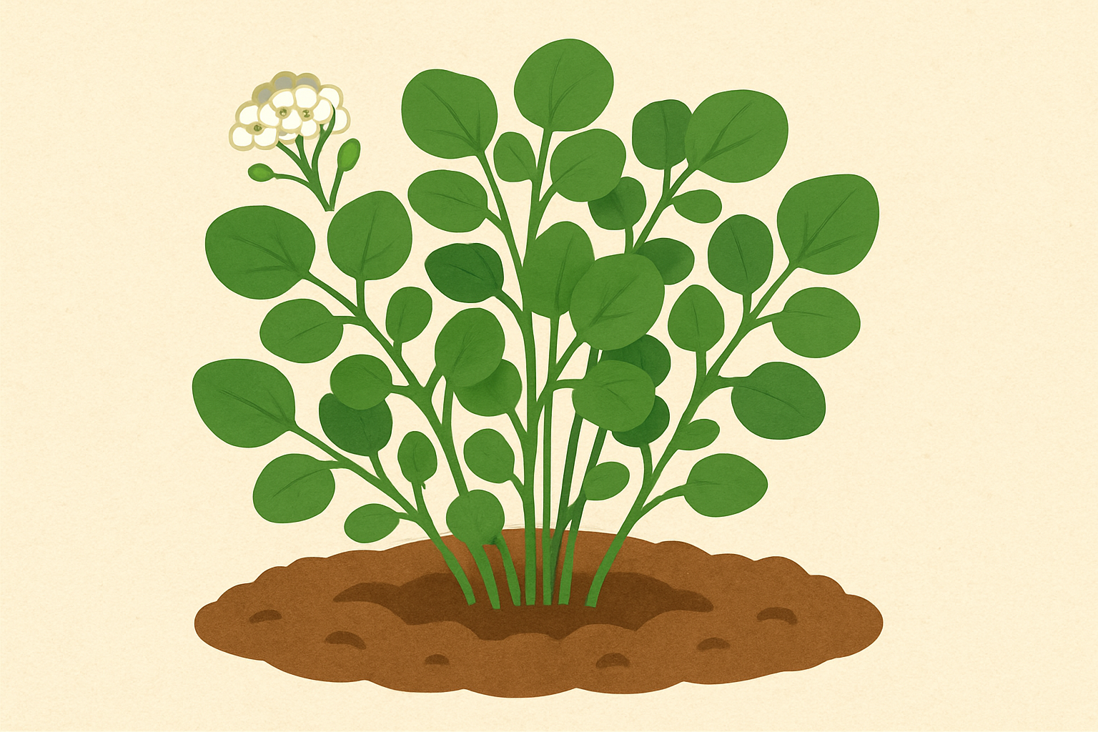 クレソンの育て方：家庭菜園初心者でも簡単に栽培できる方法