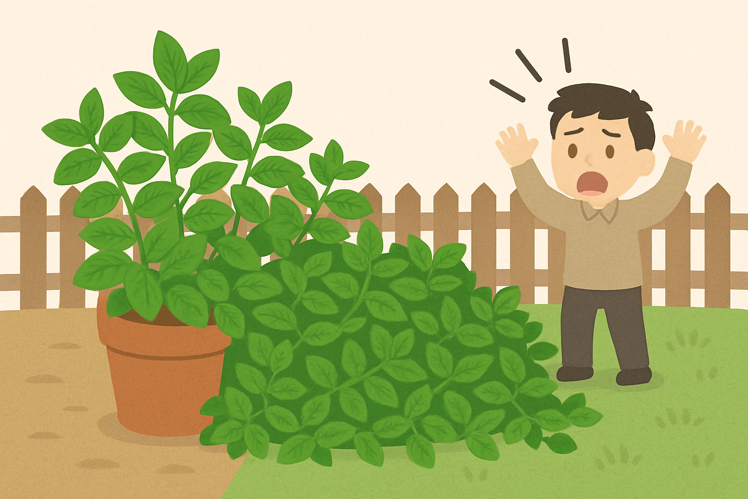 ミントテロは超危険？ミントを庭に植えてはいけない理由とは？