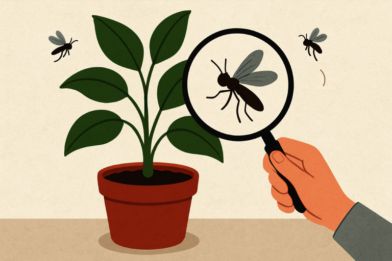 キノコバエとは？観葉植物に付くコバエの駆除方法を徹底解説！