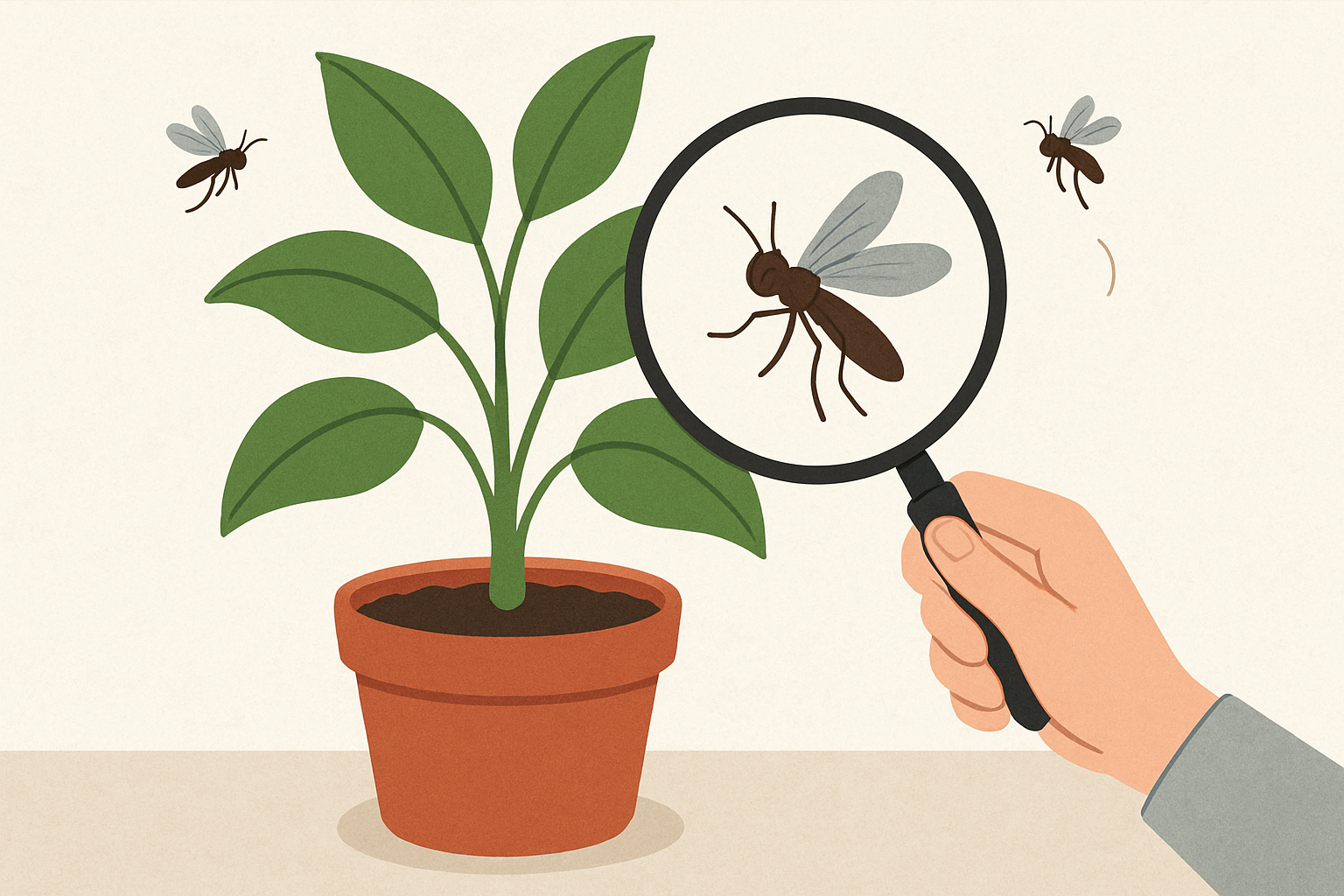 キノコバエとは？観葉植物に付くコバエの駆除方法を徹底解説！