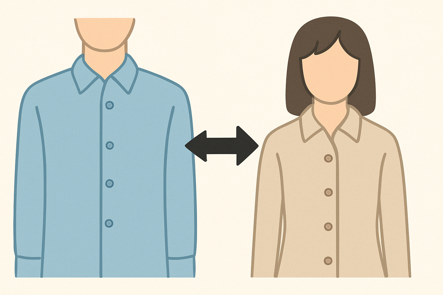 ボタンの位置は男女どっちでもいい？知っておきたい服の豆知識