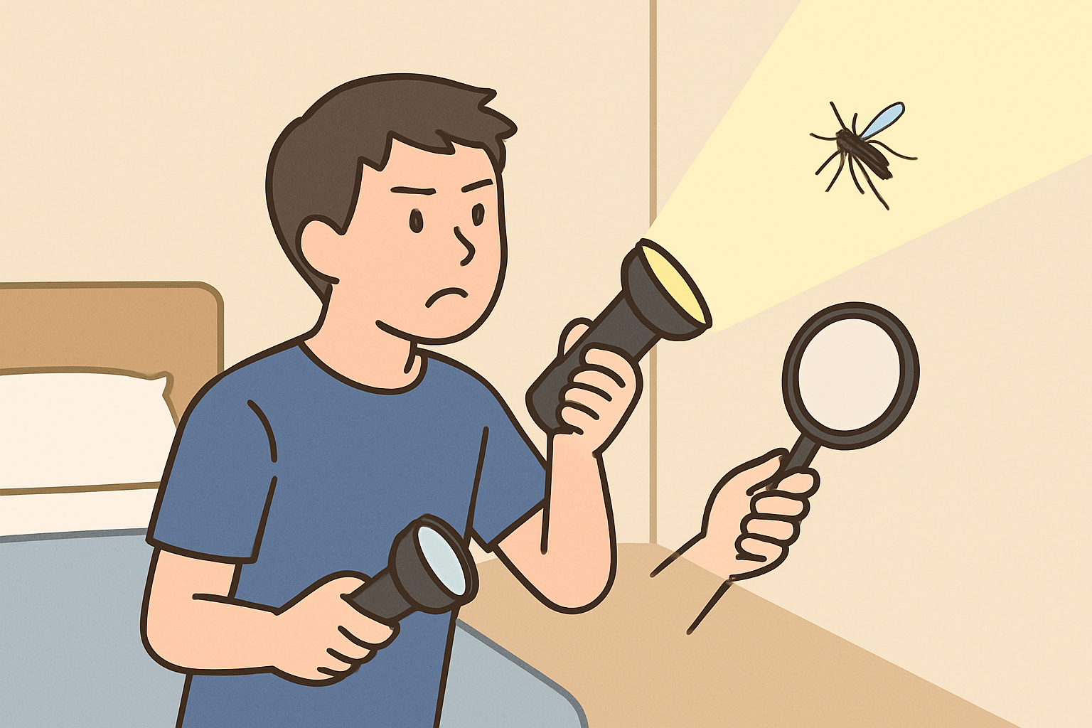 部屋にいる蚊を見つける方法！簡単7ステップで退治しよう