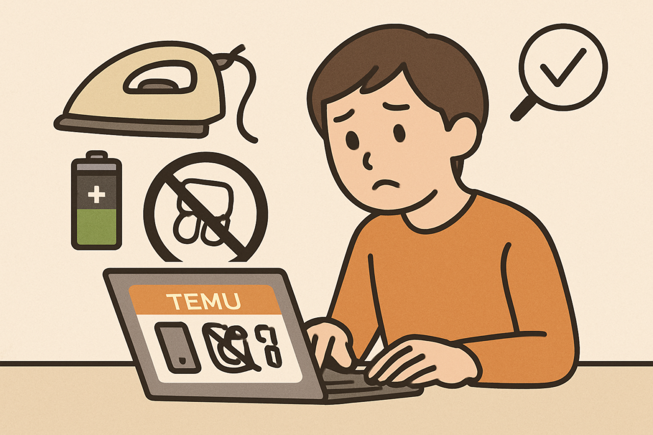 Temuで買ってはいけないものまとめ！安全な買い物のコツと注意点