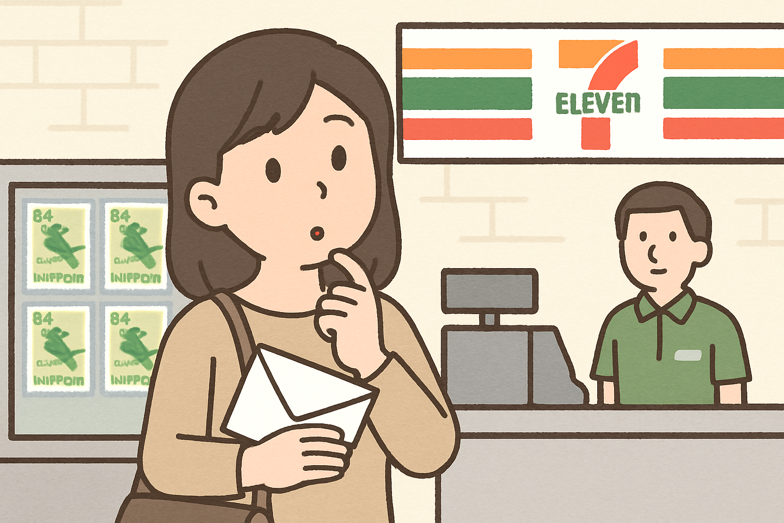 セブンイレブンで切手は買える？種類や買い方を詳しく解説