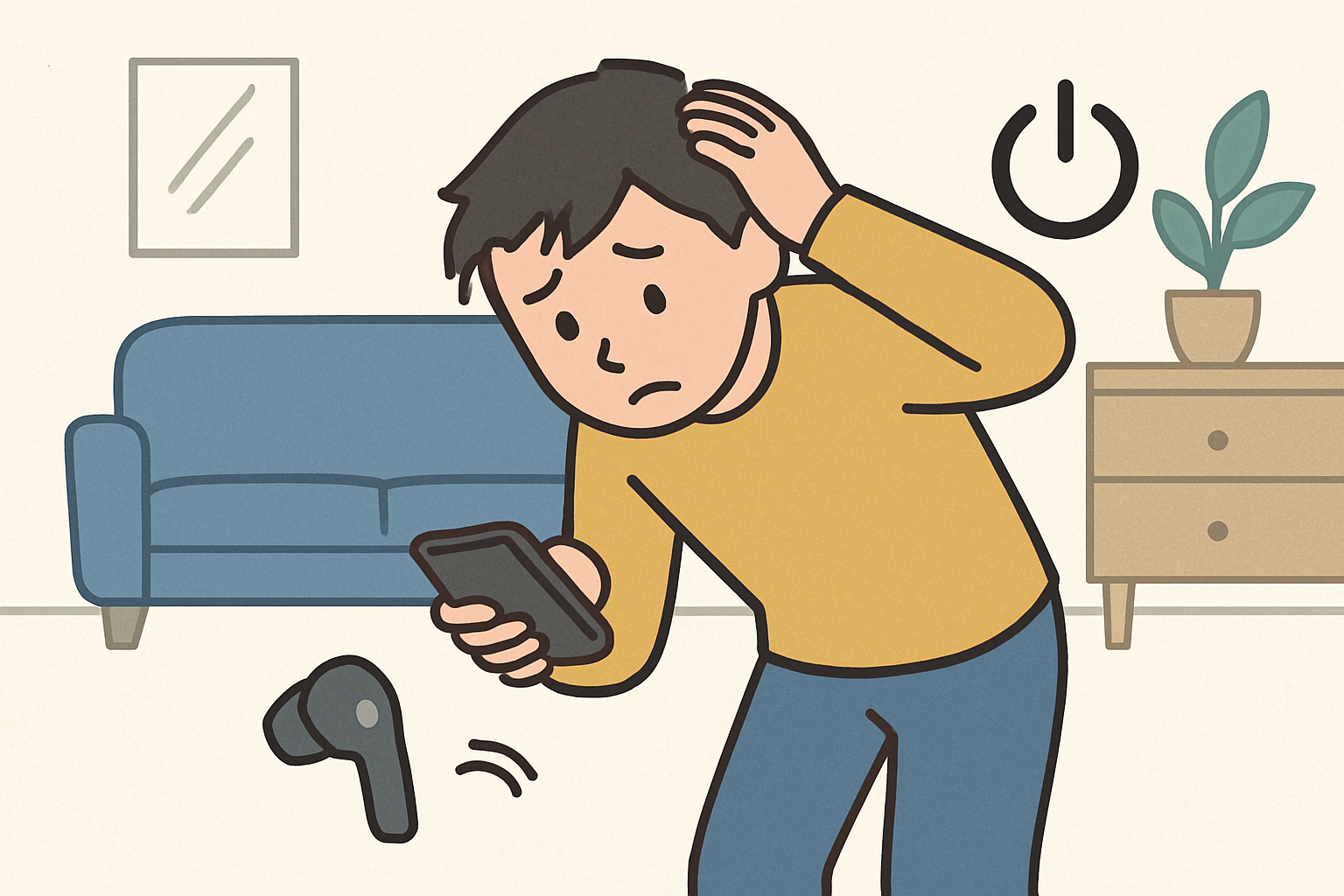 Bluetoothイヤホンを無くした！電源オフでも見つける方法