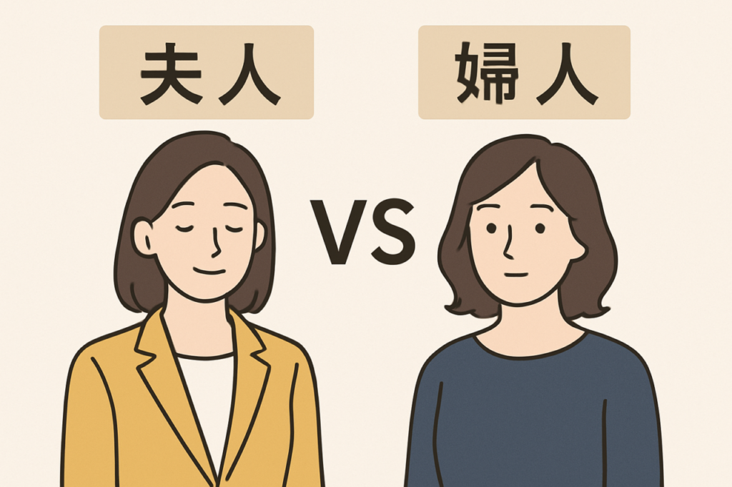 夫人と婦人の違い：使い分けのポイントと具体例