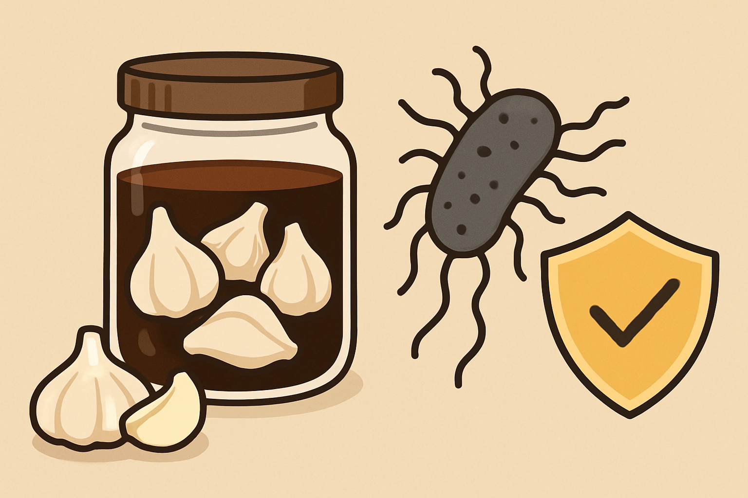 にんにく醤油漬けのボツリヌス菌リスクと安全な作り方