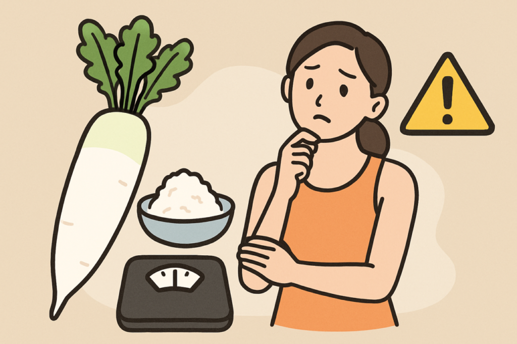 大根おろしを食べ続けた結果どうなる？ダイエット効果と注意点