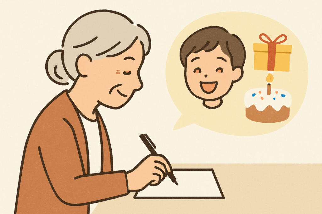 孫への誕生日メッセージの書き方は？年齢別の例文を紹介