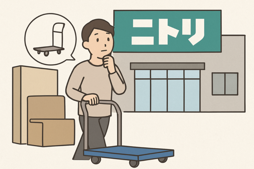 ニトリで台車レンタルはできる？代替案と賢い買い物術