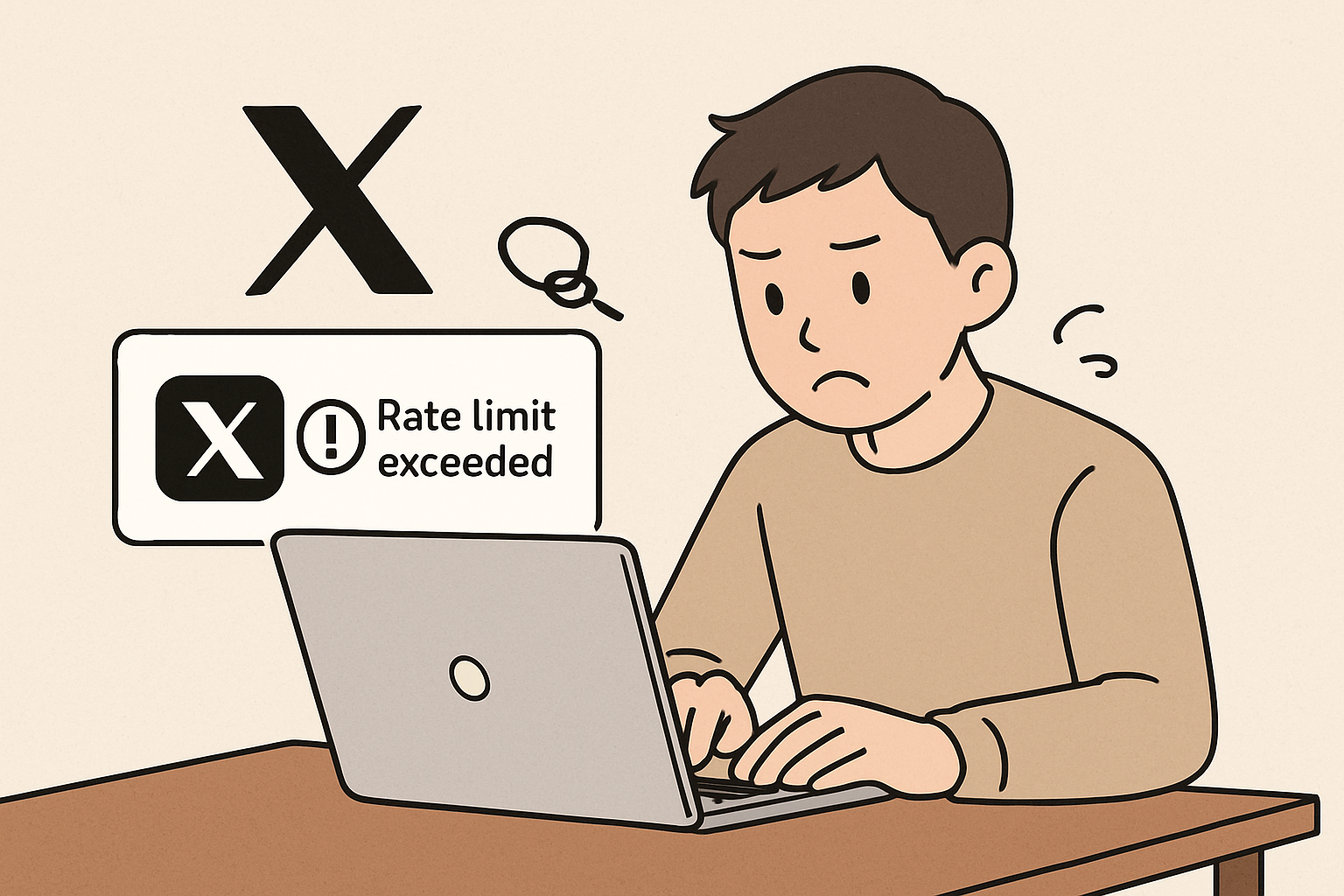 X（旧Twitter）で「レート制限を超えました」が出る原因と対処法