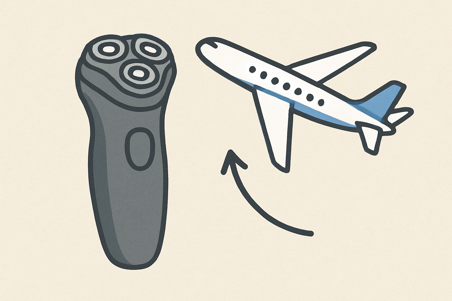 電気シェーバーを飛行機に預ける？持ち込みのコツと注意点