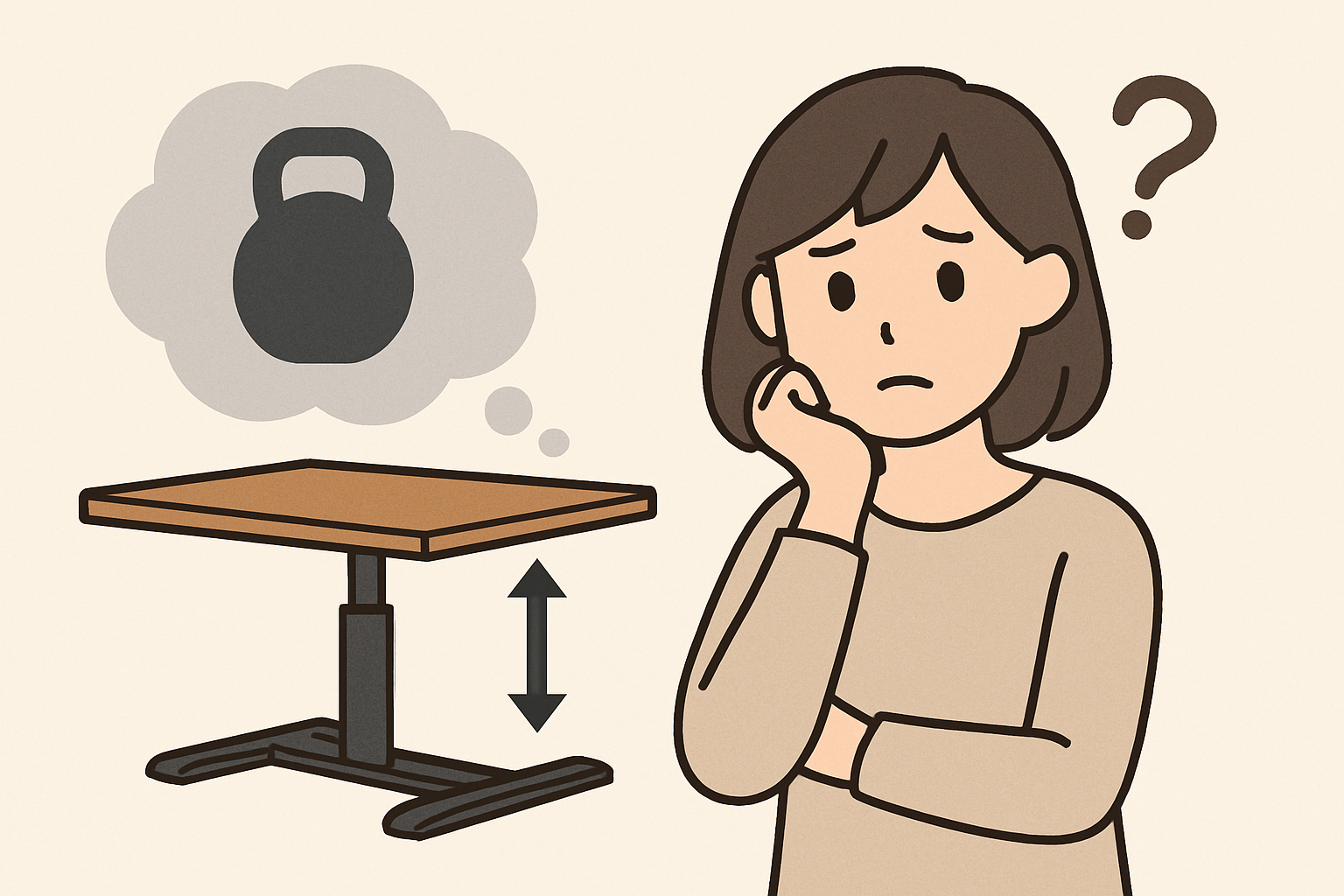 昇降式テーブルのデメリットは？後悔しないための選び方と注意点