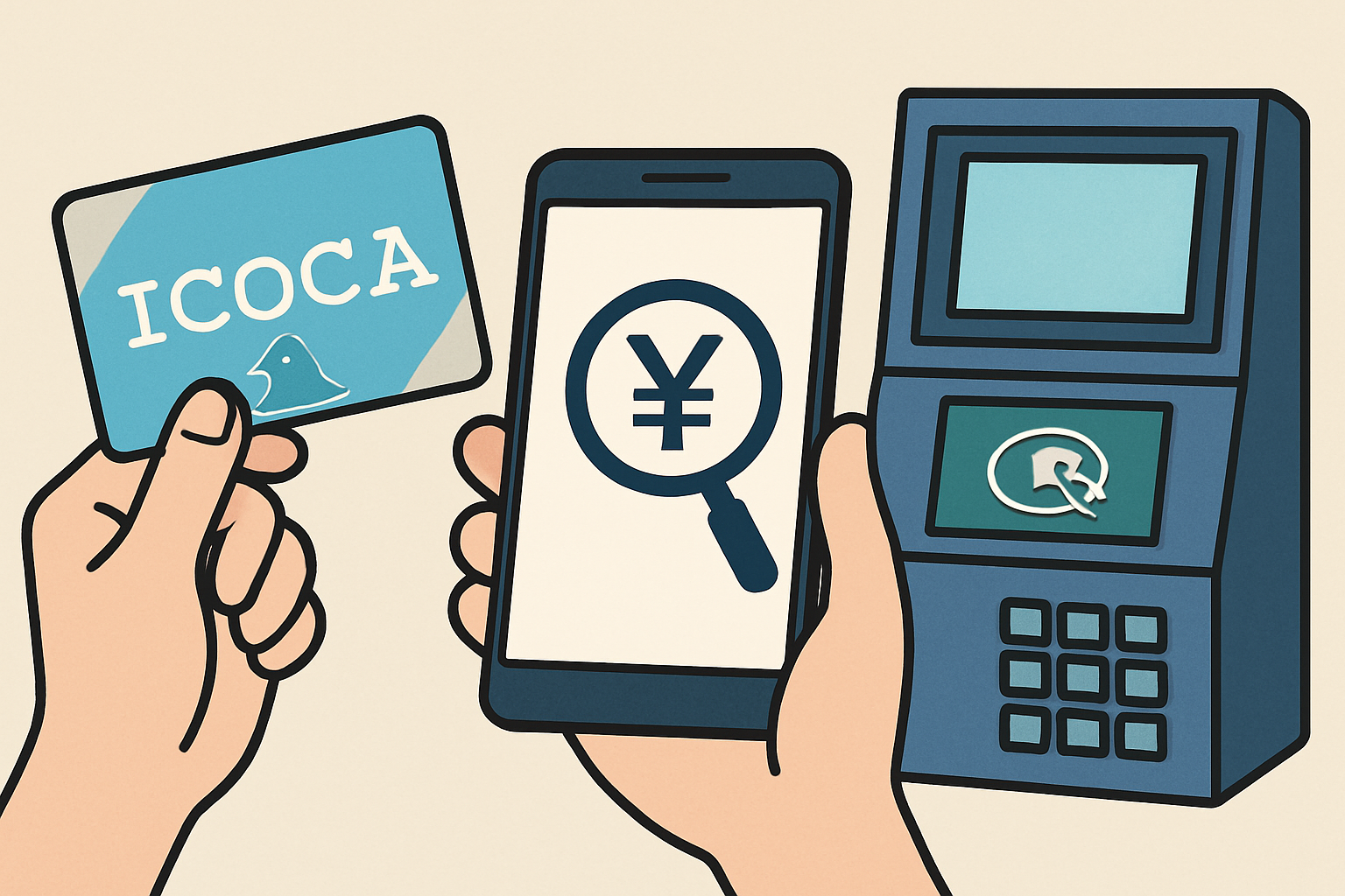 ICOCAの残高を簡単に調べる方法！カードとモバイルそれぞれ解説