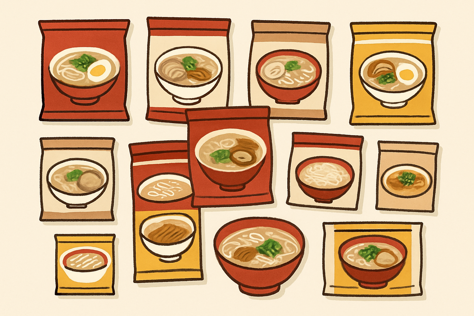 福岡でしか買えないインスタントラーメン10選！地元の味をお土産に