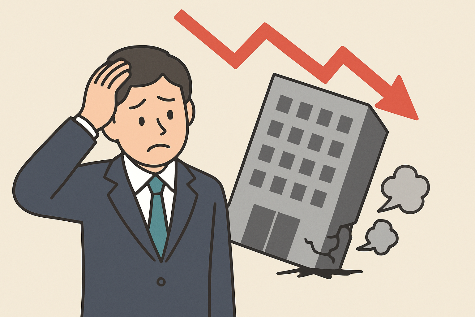 いずれ潰れる会社の特徴14個！見抜くポイントと対処法