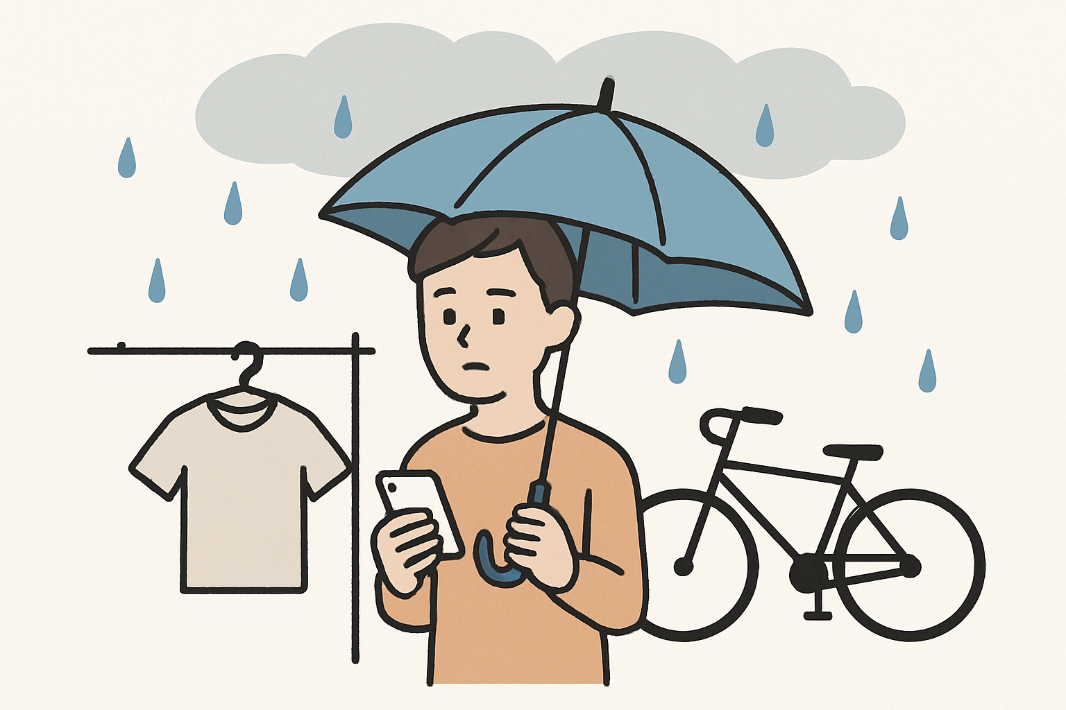 降水量1mmってどれくらい？傘は必要？日常生活への影響を解説