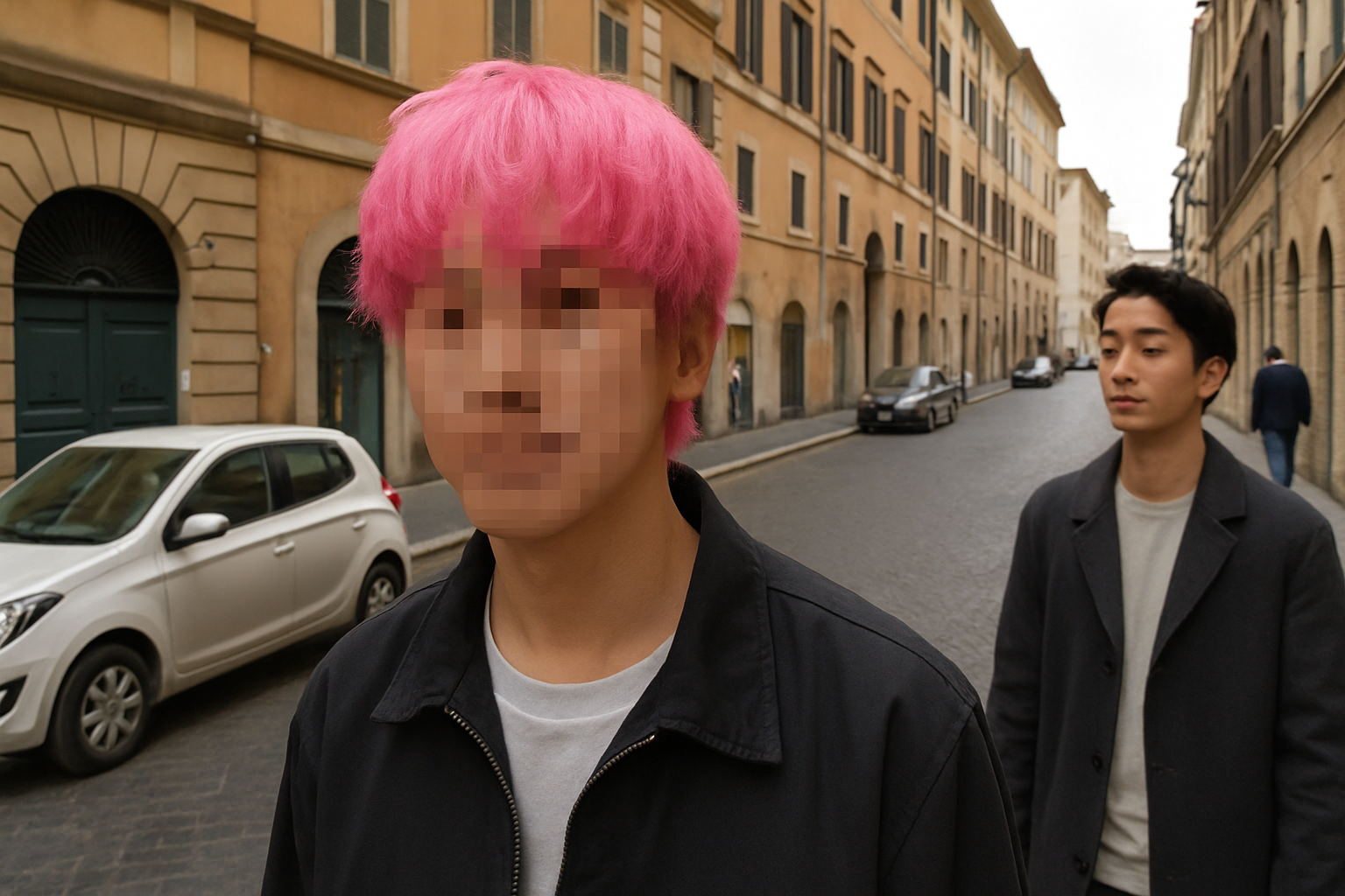 【衝撃】佐久間大介がGoogleマップに映り込み！ピンク髪がモザイクを突破？目黒蓮との偶然の遭遇も