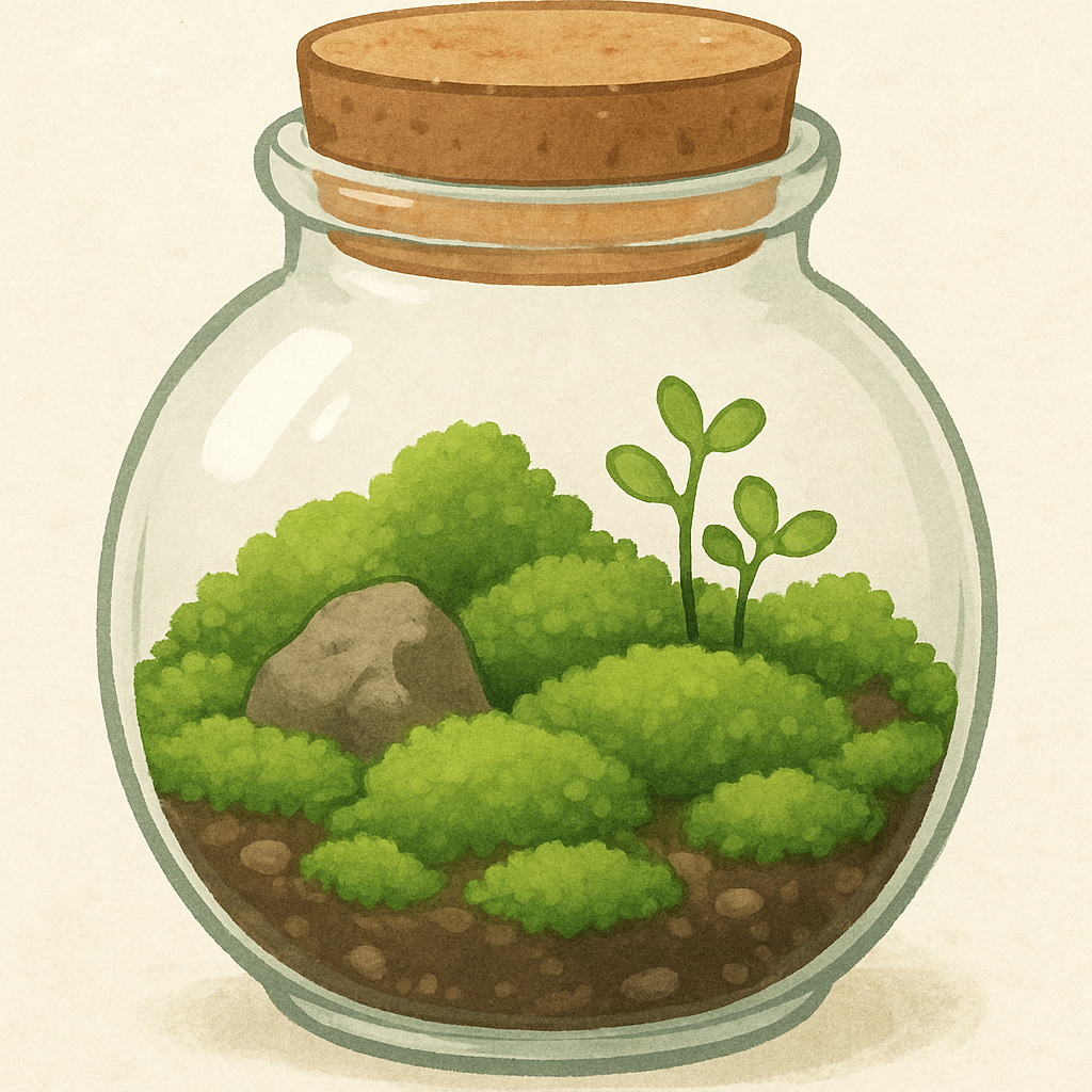 癒しのインテリア「苔テラリウム」とは？簡単な作り方から育て方まで詳しく解説！