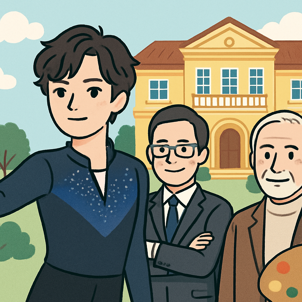 宇野昌磨の実家は豪邸？父親はIT社長、祖父は有名画家の華麗なる家族