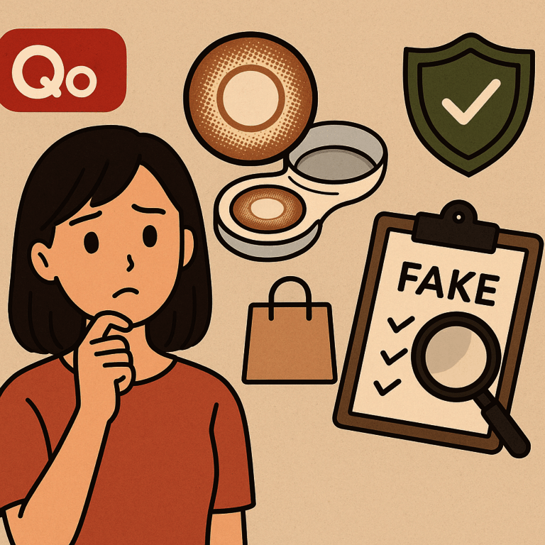 Qoo10のカラコンは安全？選び方と偽物の見分け方