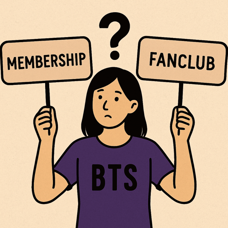 BTSメンバーシップとファンクラブの違いは？ARMYが知っておくべきポイント