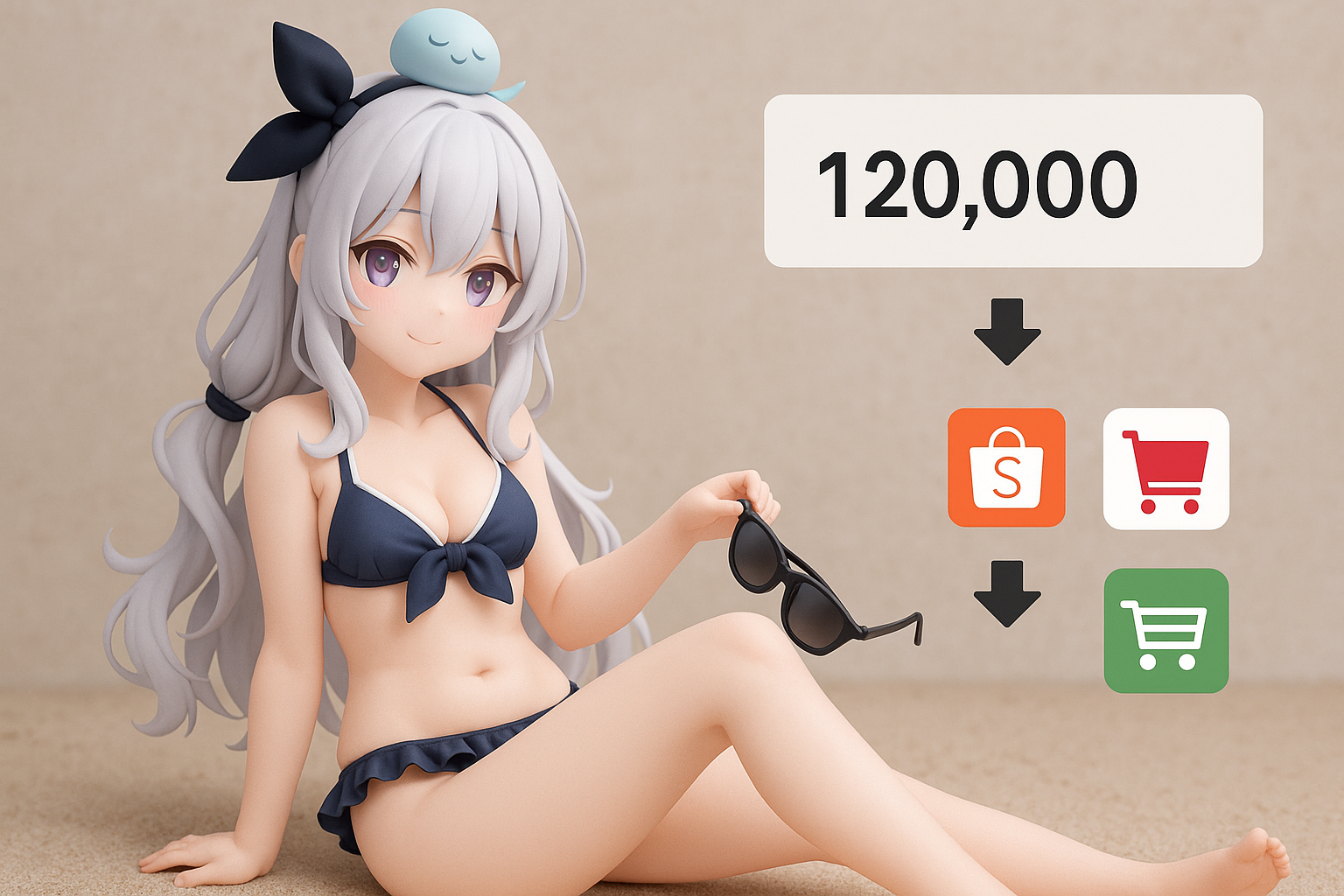 ミヤコ[水着]メモリアルロビーVer. 1/7スケールは通販サイトではどこが一番安い？