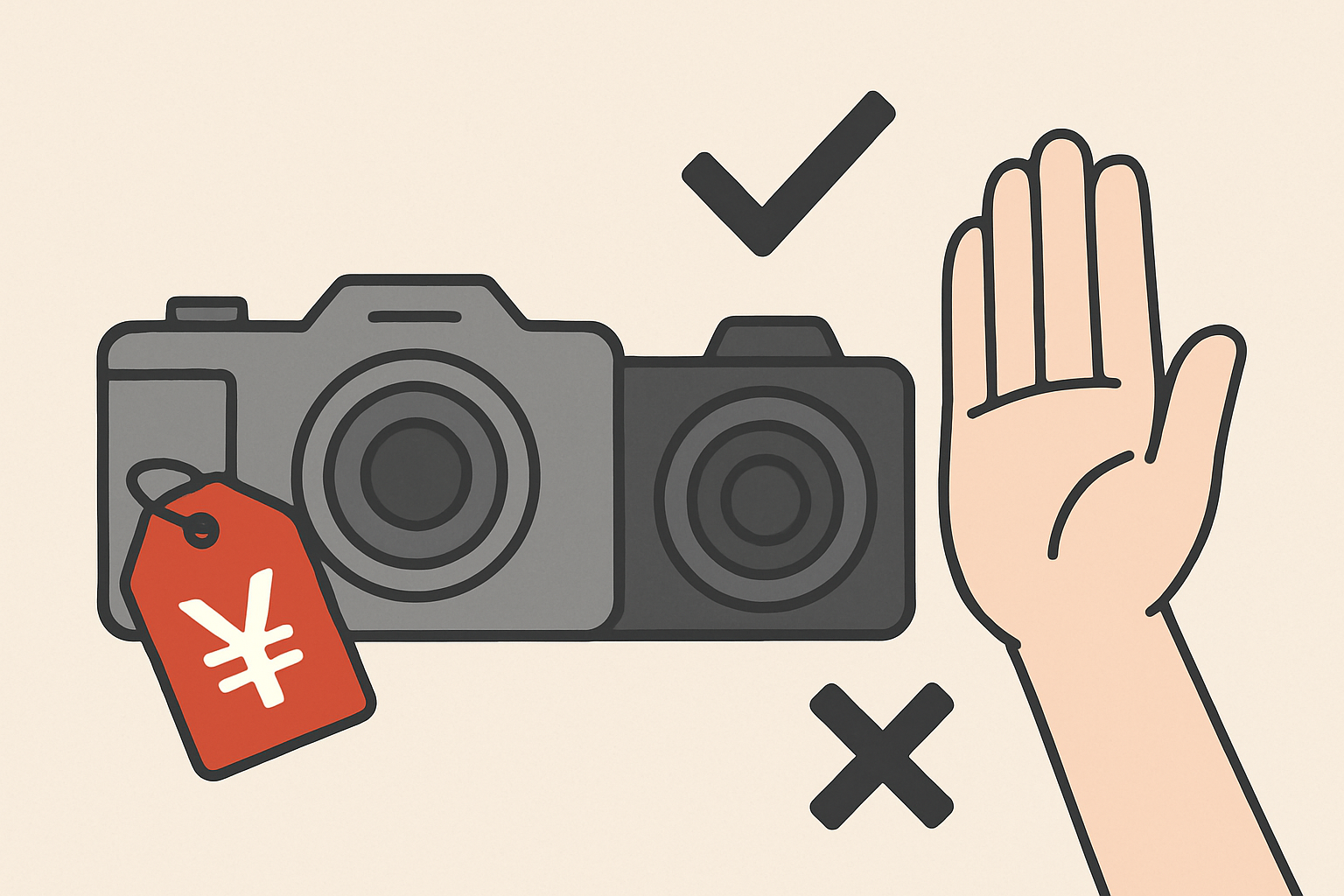 デジカメ中古購入はやめた方がいい？購入のリスクと注意点