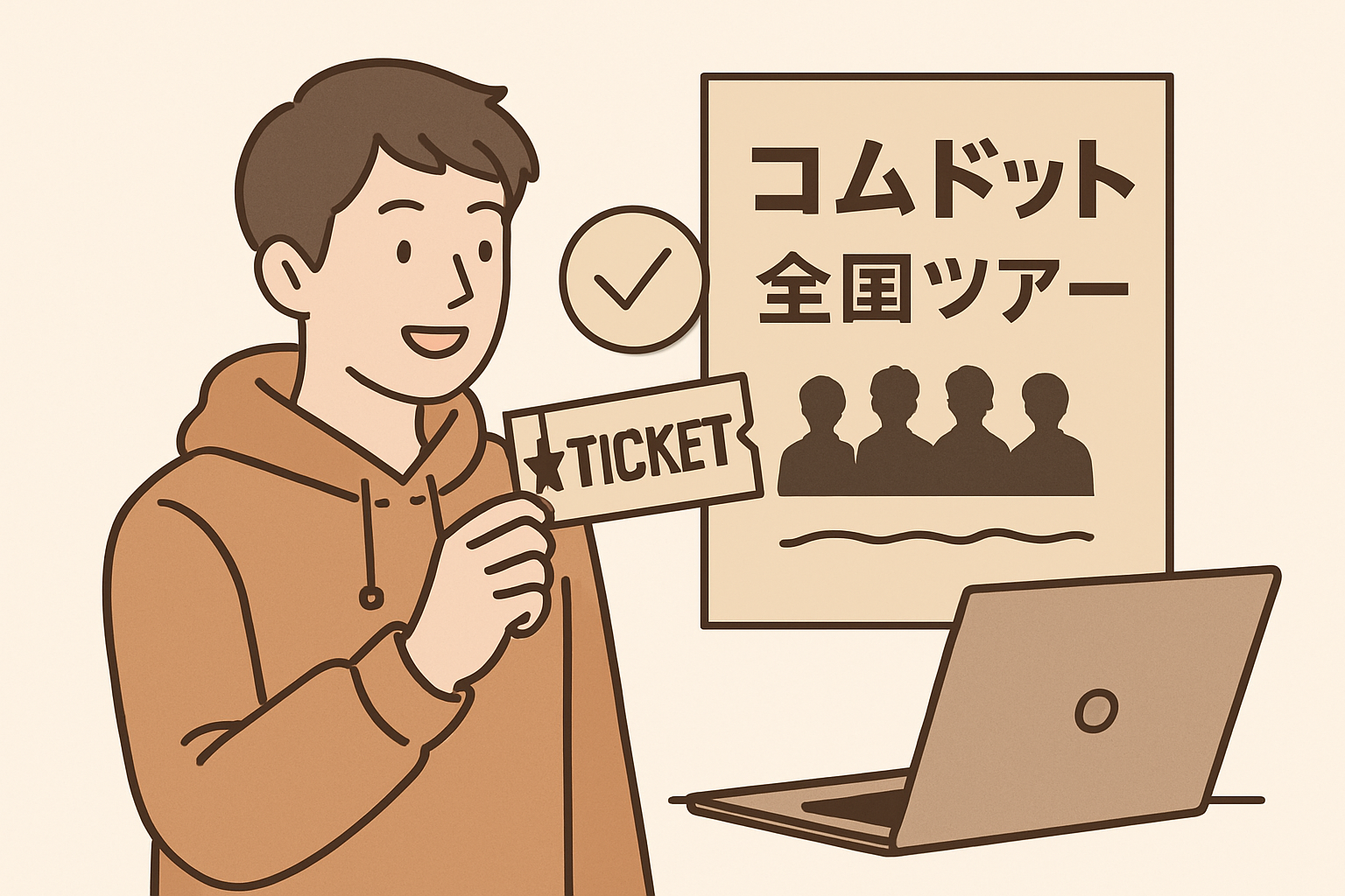 コムドット全国ツアーのチケット価格は？予約方法やプレミアム特典の情報などまとめ