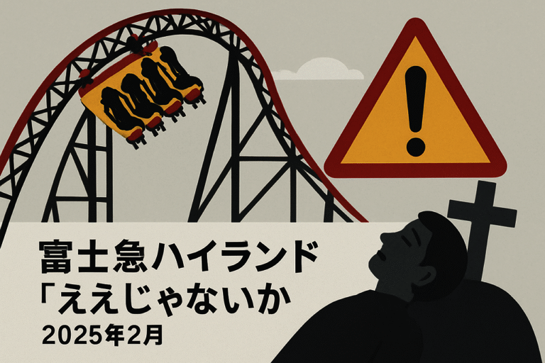 富士急ハイランド「ええじゃないか」で死亡事故！亡くなった男性の名前など情報まとめ