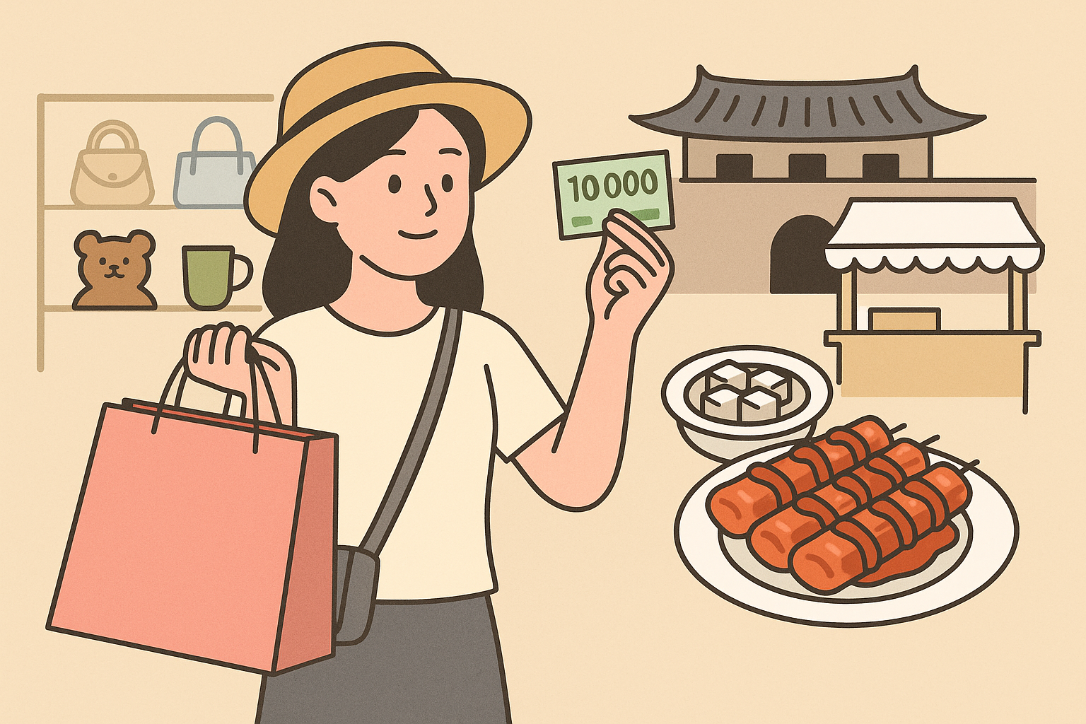 1万ウォンあったら何が買える？お得な買い物と韓国旅行の楽しみ方