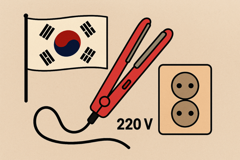 韓国旅行にヘアアイロンを持っていける？電圧など注意点を解説！