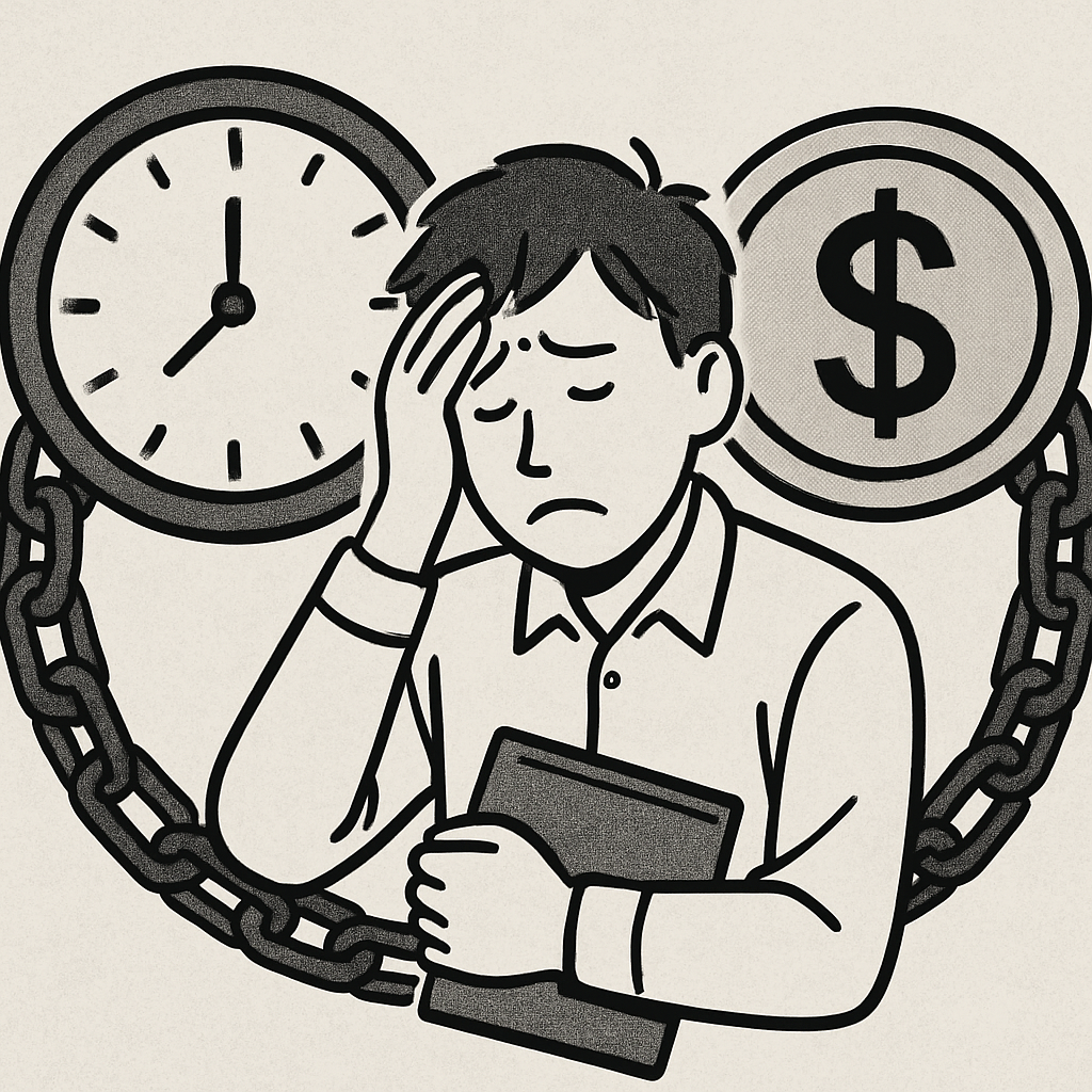 働かなきゃ暮らせないのに、働くほど暮らせない。時間とお金の二重拘束